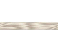 Бордюр Alma Ceramica BWU53RLX004 Del mare 50x6.7 бежевый глазурованный глянцевый волнистая / с орнаментом / полосы