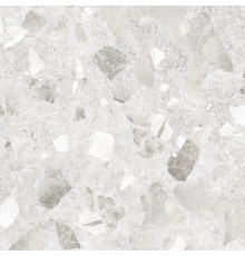 Керамогранит Alma Ceramica GFU04STE07R Steel rock 60x60 белый сахарный под терраццо