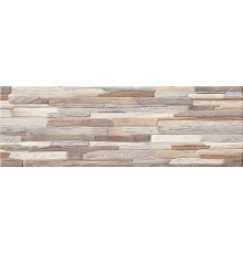 Настенная плитка Alma Ceramica TWA11ART024 Arteo 60x20 коричневая матовая под дерево