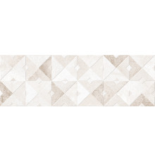 Настенная плитка Alma Ceramica TWA11MAS014 Mars 60x20 белая / бежевая матовая под геометрию
