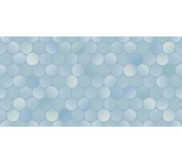 Настенная плитка Alma Ceramica TWU09BOL606 Bolle 50x24.9 голубой глянцевая с орнаментом