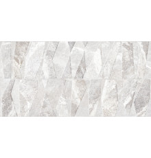 Настенная плитка Alma Ceramica TWU2550PRS27 Persey 24.9x50 серая матовая / рельефная под камень / мозаику