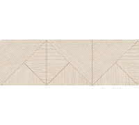 Настенная плитка Alma Ceramica TWU3090PAT14R Patio 30x90 бежевая матовая / рельефная под дерево / геометрия