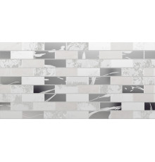 Декор Altacera DW9GLW00 Glent 50x24.9 серый / белый глянцевый под мозаику