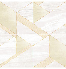 Панно Altacera SW9INR01 Interni Gold S/2 50x50 золотое / кремовое глянцевое под геометрию
