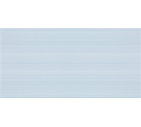 Настенная плитка Altacera WT9LNS03 Lines Azul 50x25 голубая глянцевая с полосами
