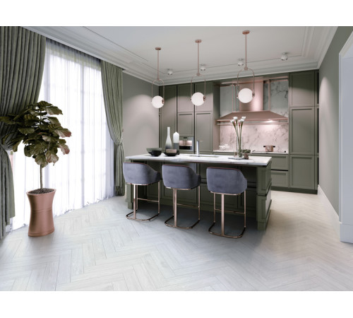 SPC CronaFloor Herringbone Дуб Нант H003 (128x640x4,5 мм, 0,3 мм) (16 шт./1,31 м2)