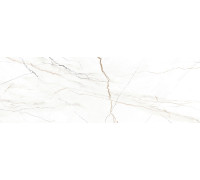 Настенная плитка Delacora WT15BHM00R Bohema White 24.6x74 белая глянцевая под мрамор