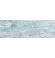 Настенная плитка Delacora WT15CRT23R Crystal Zaffiro 24.6x74 голубая глянцевая под камень