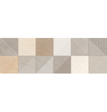 Настенная плитка Delacora WT15SFR05R Safari 24.6x74 микс матовая под мозаику /геометрия / полосы