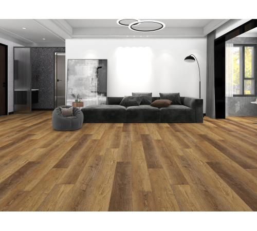 SPC Floorwood Quantum 0,5/43 4V (1220х228х5 мм) c подложкой 8804 Дуб Томсон / Thomson Oak (2,23 кв.м)