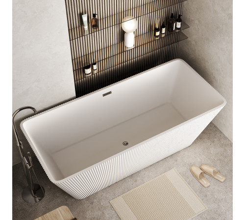 Ванна отдельностоящая Grossman Cristal GR-2022M (170х75х58) цвет белый матовый