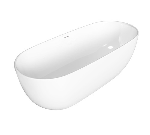 Ванна отдельностоящая Grossman Classic GR-2502M (160х80х58) цвет белый матовый