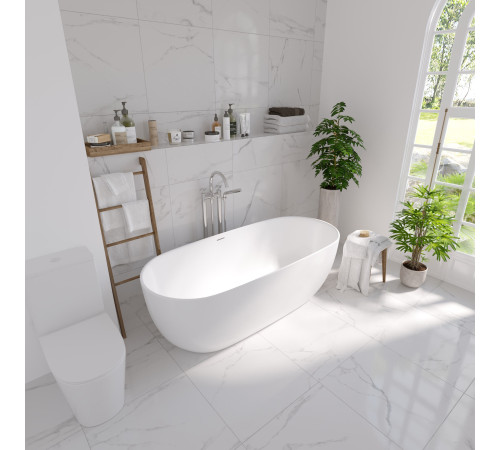 Ванна отдельностоящая Grossman Classic GR-2502M (160х80х58) цвет белый матовый