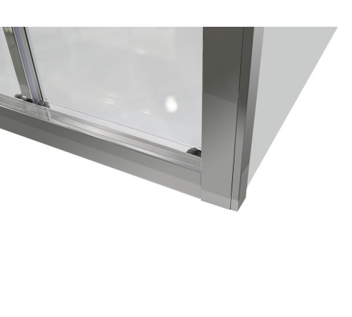 Дверь в нишу Grossman Falcon GR-D110Fa (110х190) хром,стекло прозрачное,раздвижная