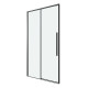Дверь в нишу Grossman Galaxy 100.K33.01.110.21.00 (110х195) черный матовый,стекло прозрачное,раздвижная