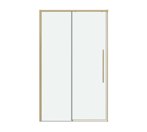 Дверь в нишу Grossman Galaxy 100.K33.01.100.32.00 (100х195) золото сатин,стекло прозрачное,раздвижная