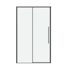 Дверь в нишу Grossman Galaxy 100.K33.01.120.42.00 (120х195) графит сатин,стекло прозрачное,раздвижная