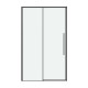 Дверь в нишу Grossman Galaxy 100.K33.01.130.42.00 (130х195) графит сатин,стекло прозрачное,раздвижная