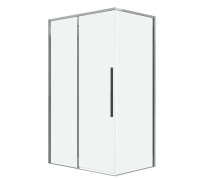 Душевое ограждение Grossman Galaxy 100.K33.01.120.10.00-200.K33.01.100.10.00 (120х100х195) раздвижная,хром,стекло прозрачное