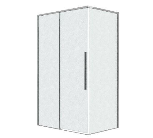 Боковая стенка Grossman Galaxy 200.K33.01.70.10.02 (70х195) хром,стекло шиншилла