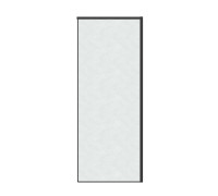 Боковая стенка Grossman Galaxy 200.K33.01.70.21.02 (70х195) черный матовый,стекло шиншилла