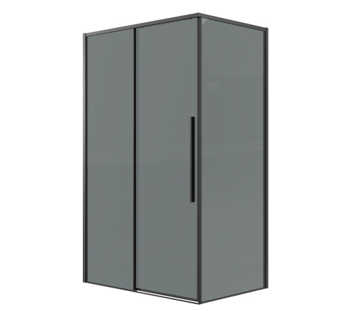 Боковая стенка Grossman Galaxy 200.K33.01.70.21.10 (70х195) черный матовый,стекло тонированное