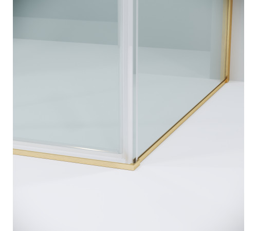 Боковая стенка Grossman Galaxy 200.K33.01.70.32.00 (70х195) золото сатин,стекло прозрачное