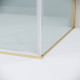 Боковая стенка Grossman Galaxy 200.K33.01.70.32.00 (70х195) золото сатин,стекло прозрачное
