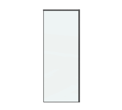 Боковая стенка Grossman Galaxy 200.K33.01.70.42.00 (70х195) графит сатин,стекло прозрачное