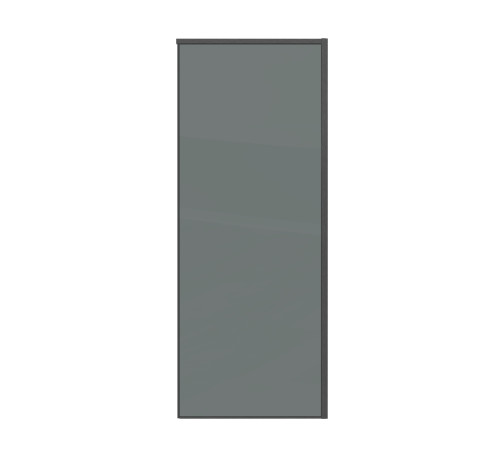 Боковая стенка Grossman Galaxy 200.K33.01.100.42.10 (100х195) графит сатин,стекло тонированное