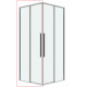 1/2 душевого ограждения Grossman Galaxy 1/2.K33.01.10.10.00 (100х195) хром,стекло прозрачное