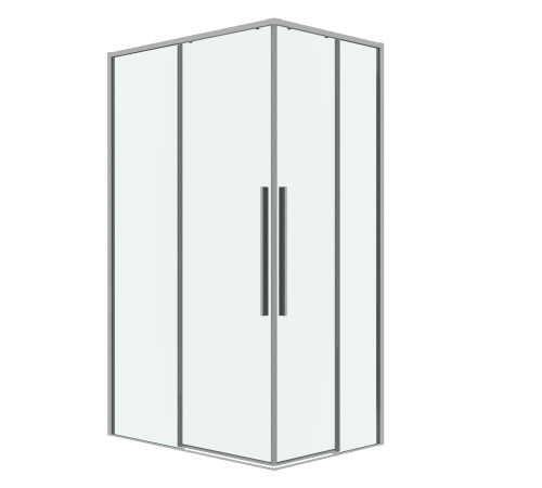 Душевое ограждение Grossman Galaxy 1/2.K33.01.12.10.00-1/2.K33.01.80.10.00 (120х80х195) раздвижная,хром,стекло прозрачное