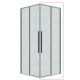 1/2 душевого ограждения Grossman Galaxy 1/2.K33.01.10.10.02 (100х195) хром,стекло шиншилла