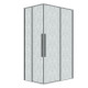 Душевое ограждение Grossman Galaxy 1/2.K33.01.12.10.02-1/2.K33.01.80L.10.02 (120х80х195) раздвижная,хром,стекло шиншилла