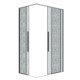 Душевое ограждение Grossman Galaxy 1/2.K33.01.12.10.02-1/2.K33.01.80L.10.02 (120х80х195) раздвижная,хром,стекло шиншилла