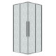 Душевое ограждение Grossman Galaxy 300.K33.01.1010.10.02 (100х100х195) квадрат,раздвижная,хром,стекло шиншилла