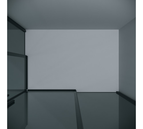 Душевое ограждение Grossman Galaxy 1/2.K33.01.11.21.10-1/2.K33.01.80.21.10 (110х80х195) раздвижная,черный матовый,стекло тонированное