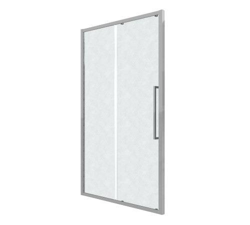 Дверь в нишу Grossman Cosmo 100.K33.02.130.10.02 (130х195) хром,стекло шиншилла,раздвижная