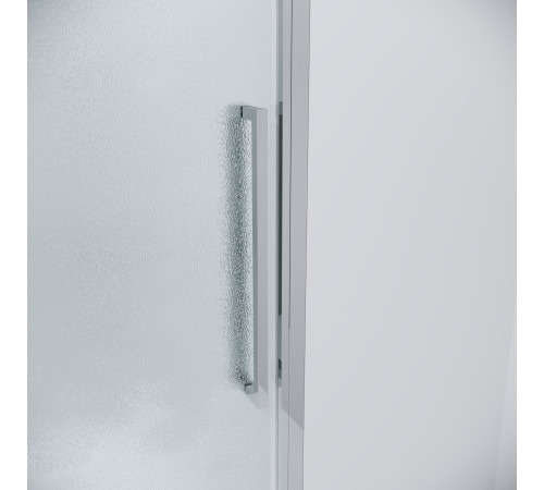 Дверь в нишу Grossman Cosmo 100.K33.02.130.10.02 (130х195) хром,стекло шиншилла,раздвижная