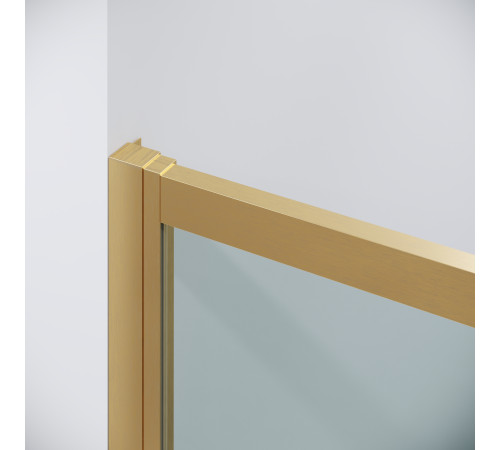 Дверь в нишу Grossman Cosmo 100.K33.02.100.32.00 (100х195) золото сатин,стекло прозрачное,раздвижная