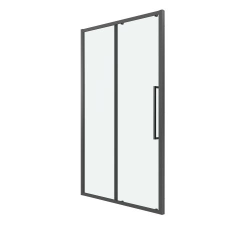 Дверь в нишу Grossman Cosmo 100.K33.02.120.42.00 (120х195) графит сатин,стекло прозрачное,раздвижная