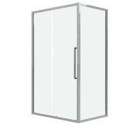 Душевое ограждение Grossman Cosmo 100.K33.02.110.10.00-200.K33.02.80.10.00 (110х80х195) раздвижная,хром,стекло прозрачное