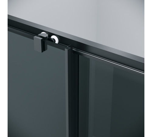 Боковая стенка Grossman Cosmo 200.K33.02.80.21.10 (80х195) черный матовый,стекло тонированное