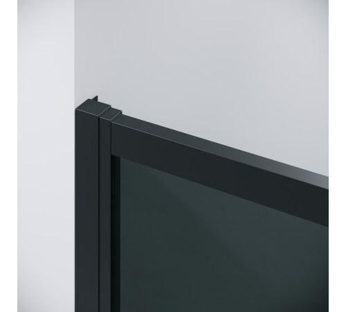 Боковая стенка Grossman Cosmo 200.K33.02.90.21.10 (90х195) черный матовый,стекло тонированное