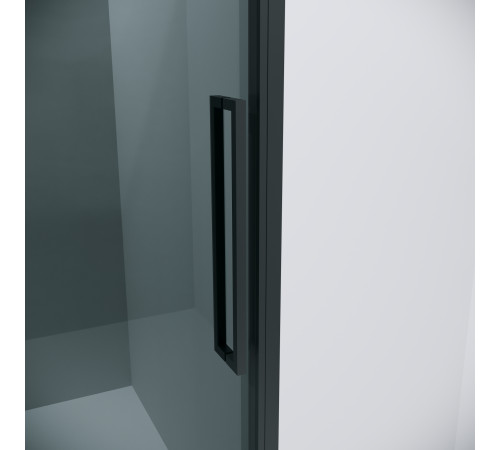 Боковая стенка Grossman Cosmo 200.K33.02.80.21.10 (80х195) черный матовый,стекло тонированное