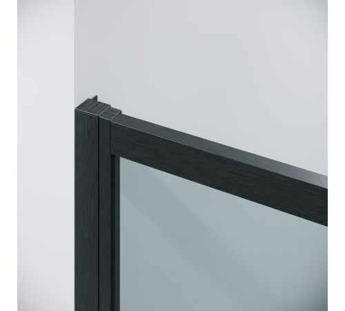 Боковая стенка Grossman Cosmo 200.K33.02.70.42.00 (70х195) графит сатин,стекло прозрачное