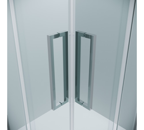 Душевое ограждение Grossman Cosmo 300.K33.02.9090.10.00 (90х90х195) квадрат,раздвижная,хром,стекло прозрачное