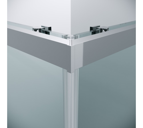 Душевое ограждение Grossman Cosmo 300.K33.02.9090.10.00 (90х90х195) квадрат,раздвижная,хром,стекло прозрачное