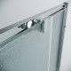 Душевое ограждение Grossman Cosmo 300.K33.02.1010.10.02 (100х100х195) квадрат,раздвижная,хром,стекло шиншилла